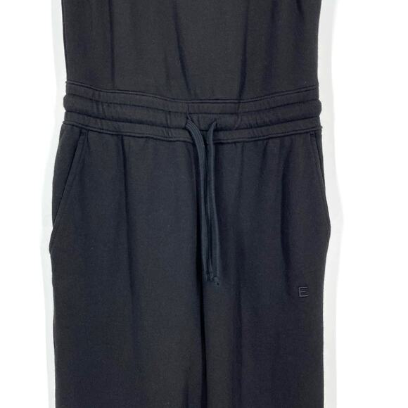 Everlane The French Terry Tie Waist Jumpsuit Black Women's XXS NWOT - Picture 6 of 10